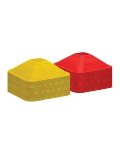 50pc SKLZ Mini Sport Cones High Visibility Square Base With Carry Strap
