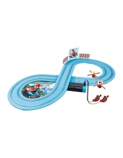 Carrera First 2.4m Mario Kart Slot Car Set Mario & Yoshi 3y