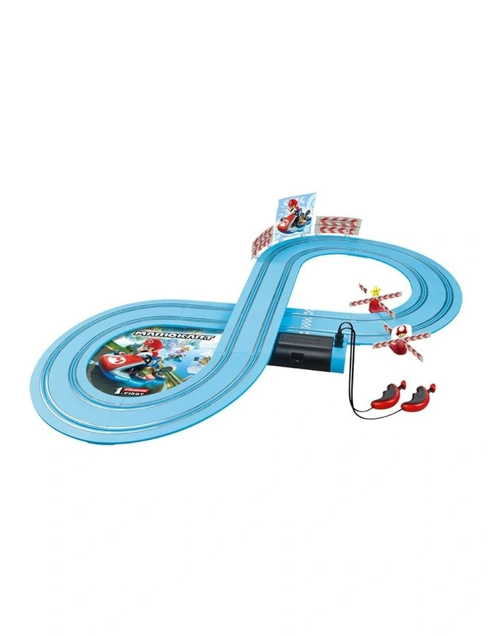 Carrera First 2.4m Mario Kart Slot Car Set Mario & Yoshi 3y image 1