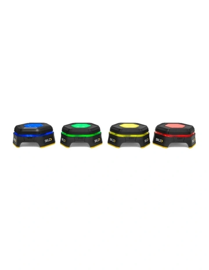 4pc SKLZ Reactive Flash Agility Training Equipment LED Pods Multicoloured image 2