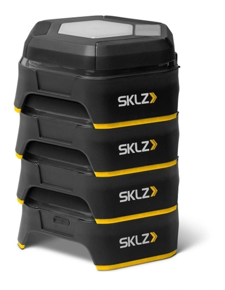 4pc SKLZ Reactive Flash Agility Training Equipment LED Pods Multicoloured image 5