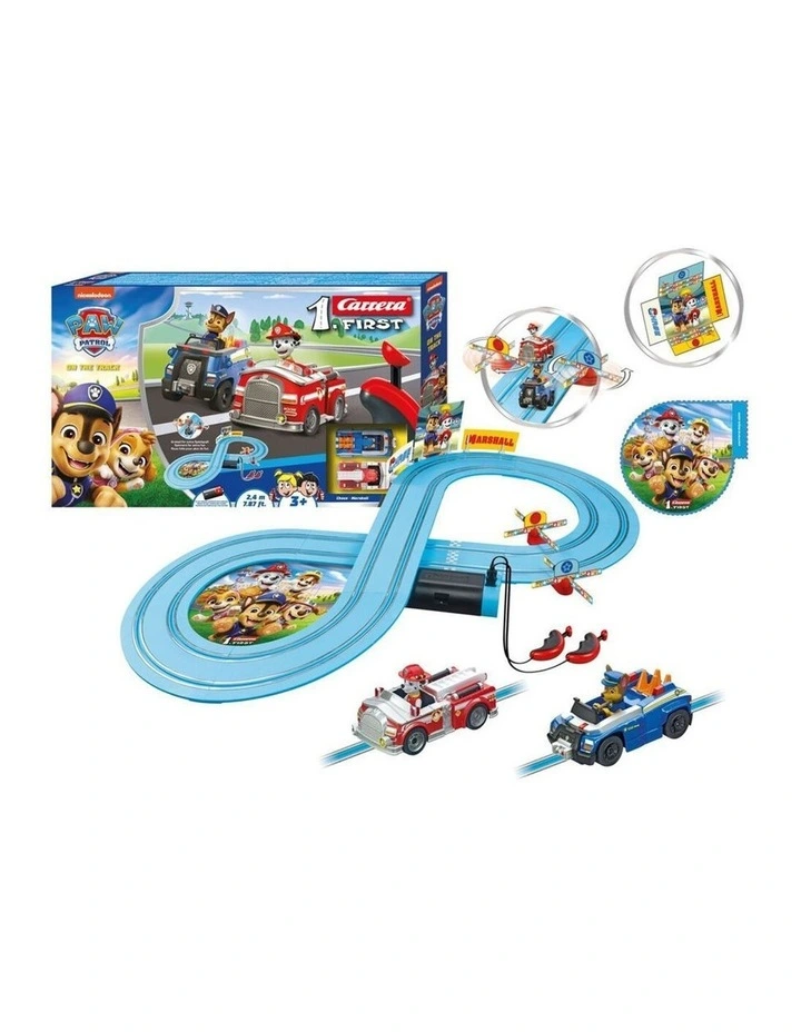 Carrera First Paw Patrol On The Track Slot Car Racing Kids Toy 2.4m 3 Years image 1