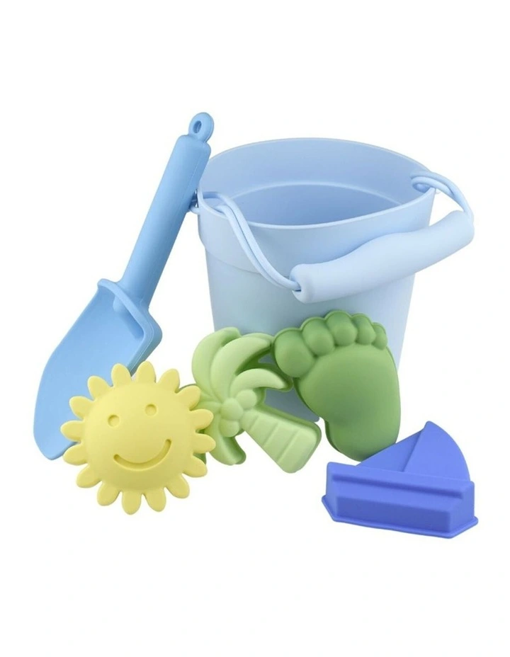 6pc Koala Dream Silicone Baby Toddler Beach Toy Set Blue Sundae 10m  image 2
