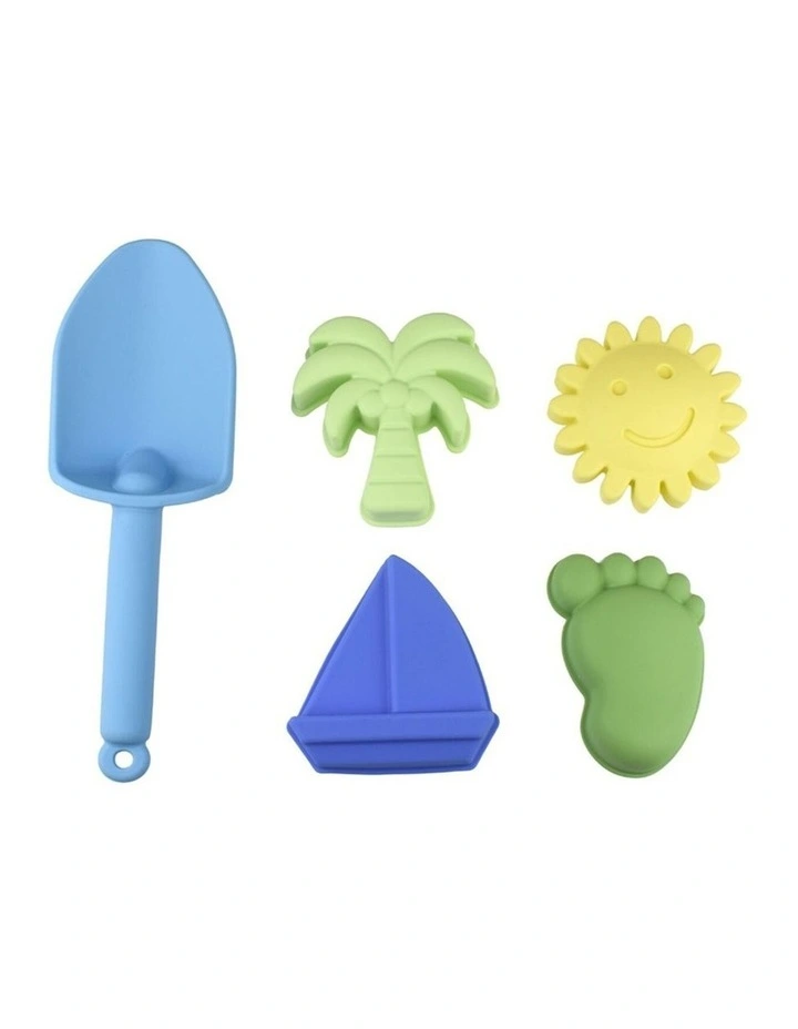 6pc Koala Dream Silicone Baby Toddler Beach Toy Set Blue Sundae 10m  image 4