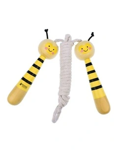 Koala Dream Buzzy Days Bee Wooden Adjustable Skipping Rope Children 5y 