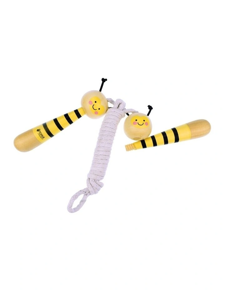 Koala Dream Buzzy Days Bee Wooden Adjustable Skipping Rope Children 5y image 2