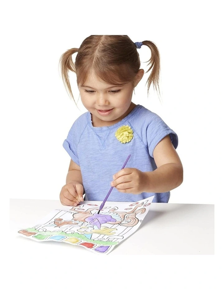 Melissa & Doug Paint With Water Princess Activity Book Kids 3 image 2