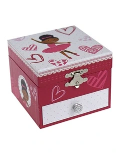 Kaper Kidz Misty Ballerina Square Music Box Blue Danube 3y 