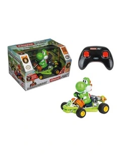 Carrera Mario Kart Pipe Kart RC 2.4GHz USB Remote Control 1:18 Yoshi 6y