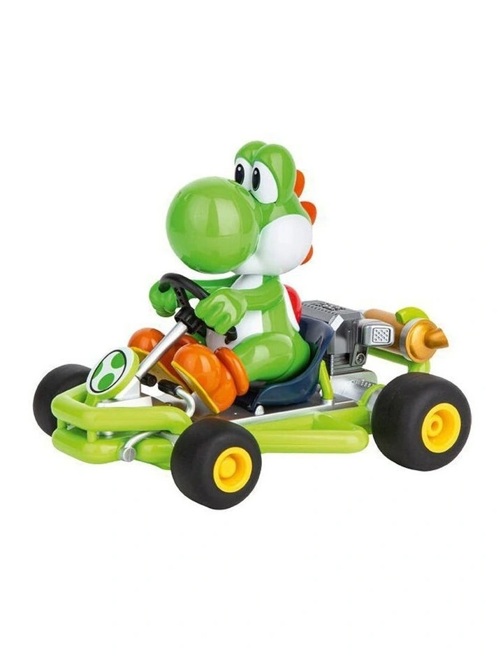 Carrera Mario Kart Pipe Kart RC 2.4GHz USB Remote Control 1:18 Yoshi 6y image 2
