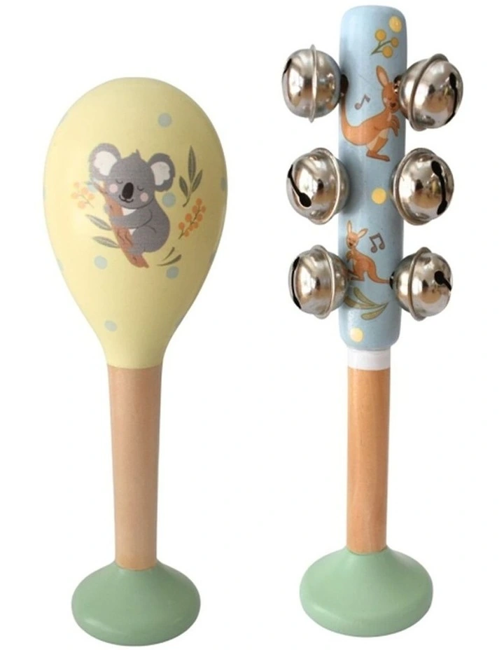 Koala Dream Bush Buddies Animals Maraca Bellstick Musical Toy Set 18m image 1