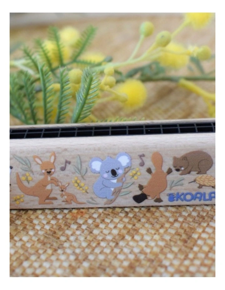 Koala Dream Bush Buddies Aussie Animals Wooden Harmonica Musical Toy 3y image 2