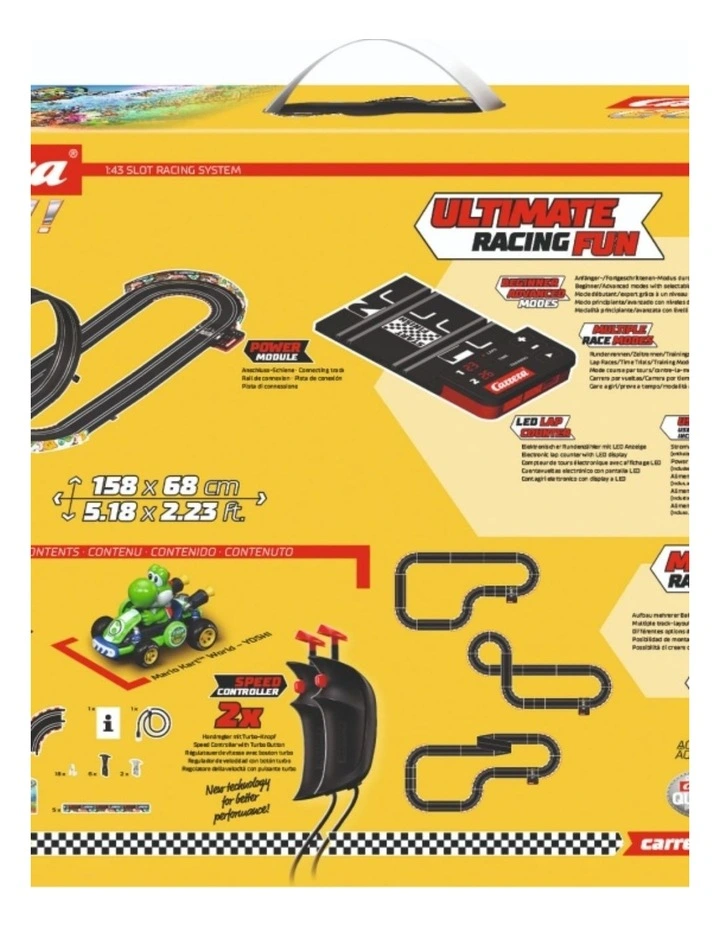 Carrera Mario Kart World Slot Racing Track Set 4.9m Track Length Kids 6y image 5