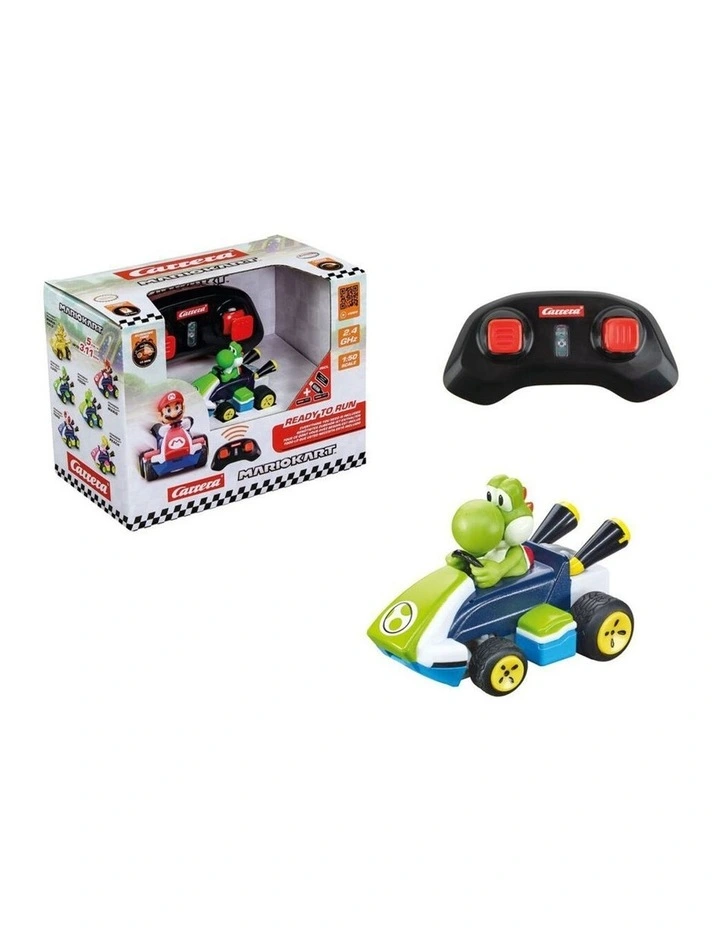 Carrera Mario-Kart Mini RC 2.4GHz Remote Control Kids Racing Toy Yoshi image 1