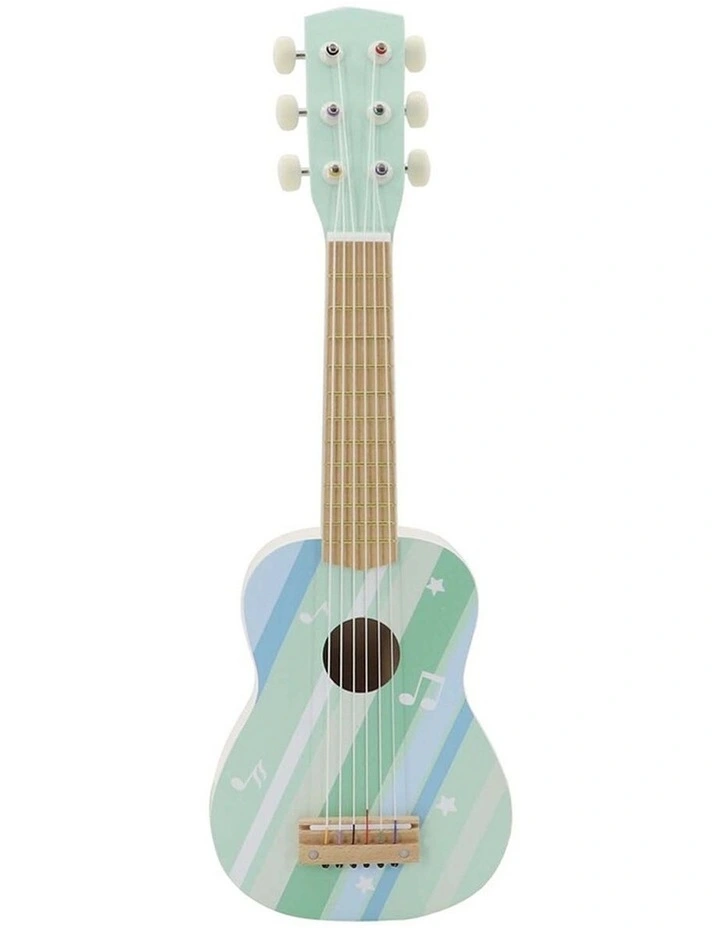 Kaper Kidz Wooden Guitar Misty Aqua Musical Toy Kids 3 Years Plus image 1
