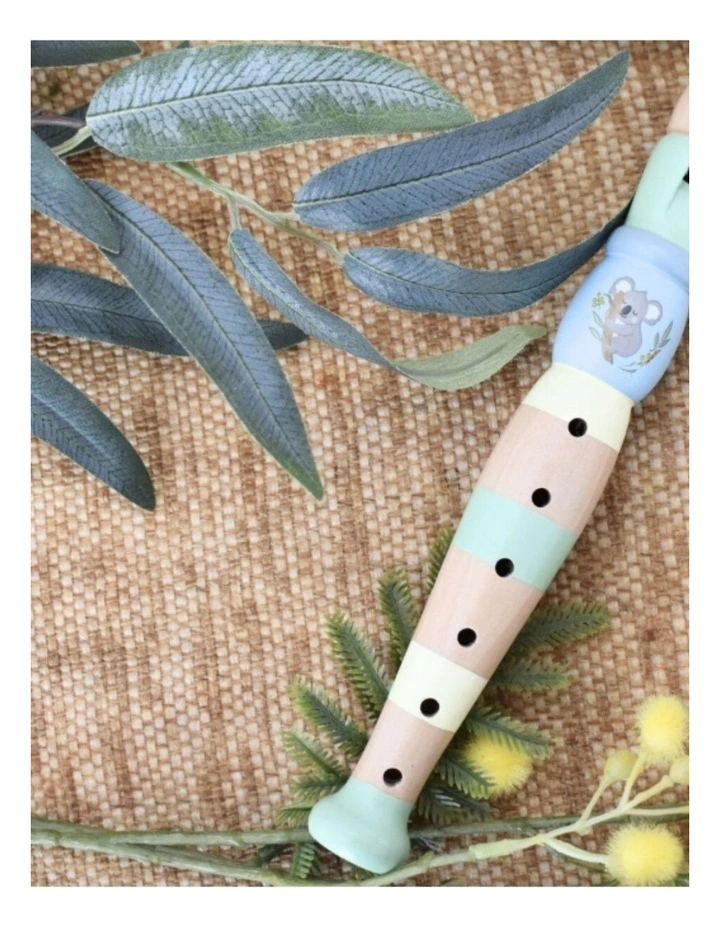 Koala Dream Bush Buddies Wooden Recorder Kids Musical Play Toy 3y image 2