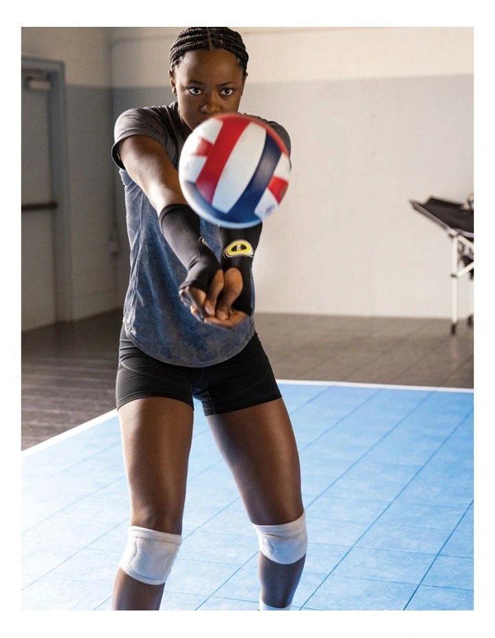 SKLZ Volleyball Digging Sleeves Black Breathable Polyester Pair Protective Fit image 3