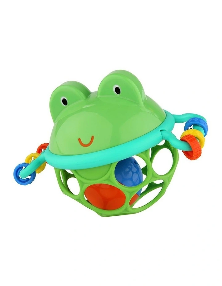 Bright Starts Oball Jingle & Shake Pal Froggy Baby Rattle Toy 0m image 1