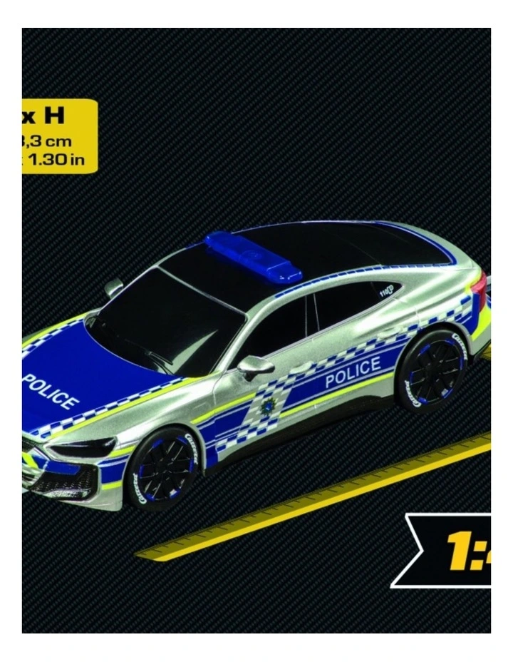 CARRERA Audi E-tron GT Police Slot Car Die-Cast Model Vehicle Livery image 3