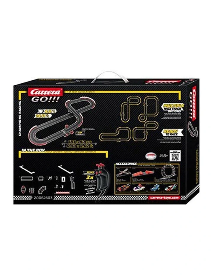 Carrera Formula-1 Champions Racing Slot Car Race Track Set Kids Toy 4.3m image 1