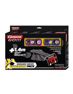 Carrera NASCAR Racer Extension Pack 2 Cars 4 Straight Track Expansion Set 4.5x39x15.5cm
