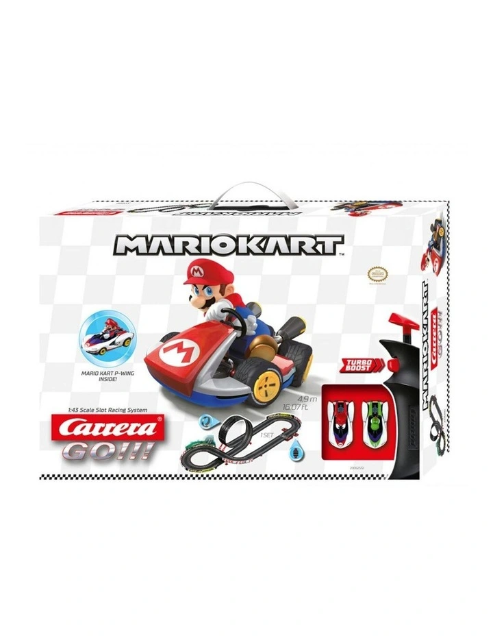 Carrera Go!!! Nintendo Mario Kart P-Wing Car Race Track Set 4.96m image 1