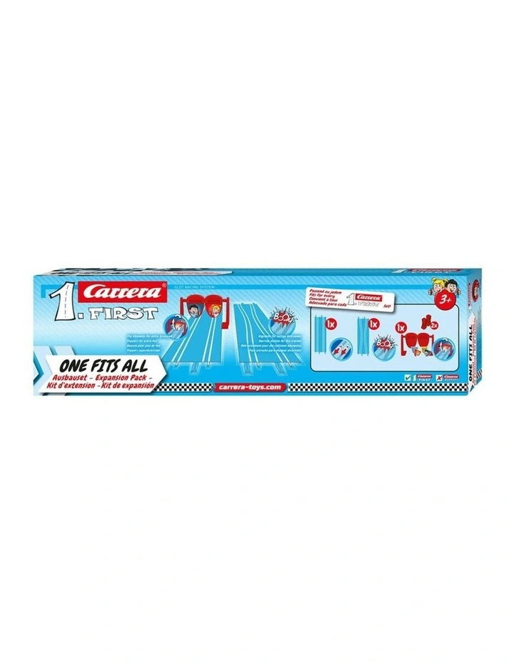 2PK Carrera First Track Slot Car Collision Flip Extension Set One Fits All image 2