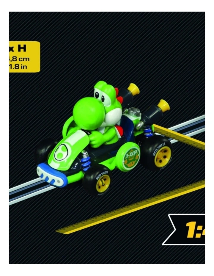 Carrera Mario Kart World Yoshi Slot Car Vehicle Toy For Kids Fun Play image 3