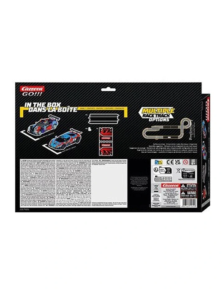 Carrera GT Racer Extension Pack With 2 Cars 4 Straight Track Compatible GO Plus image 2