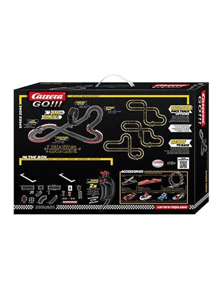 Carrera Formula-1 Speed Zone Slot Car Race Track Set Childrens Toy 6.3m image 1