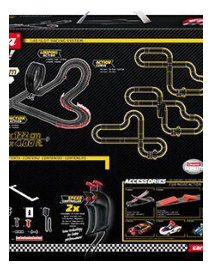 Carrera Formula-1 Speed Zone Slot Car Race Track Set Childrens Toy 6.3m image 5