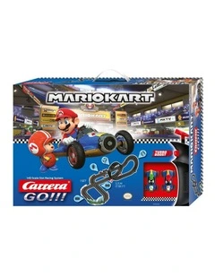 Carrera Go 1:43 Slot Racing System Nintendo Mario Kart Mach 8 2 Cars 5.3m