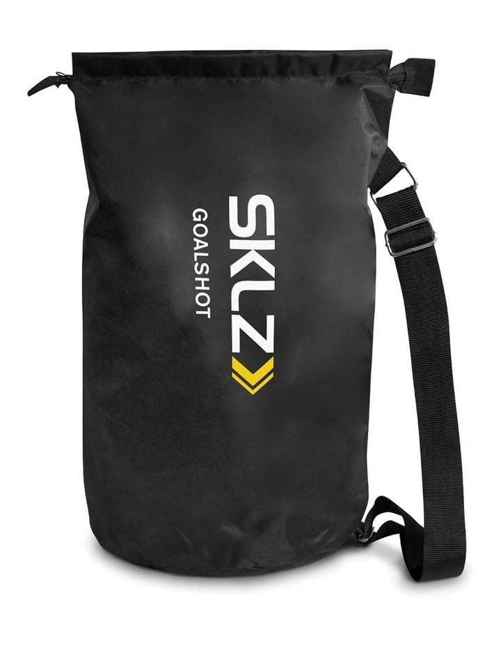 SKLZ 288 Soccer Goalshot Attachment Black With Target Net Carry Bag image 2