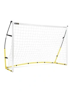 SKLZ 8 Foot Quickster Soccer Goal Yellow Portable Durable Training Setup 8ft
