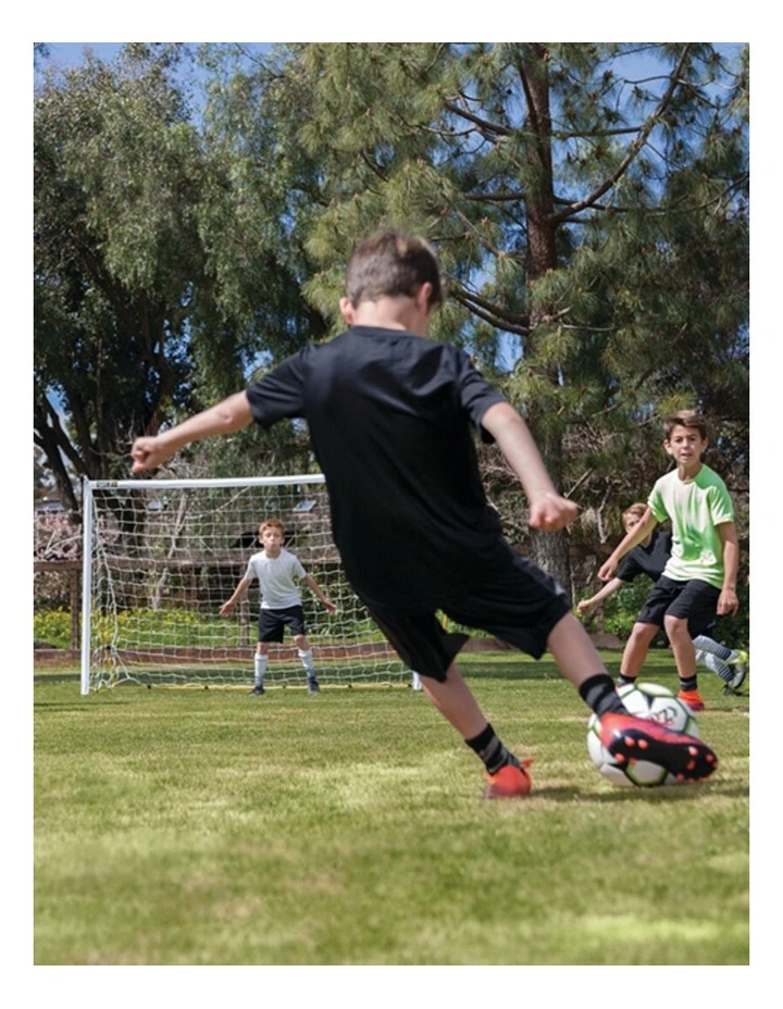 SKLZ 8 Foot Quickster Soccer Goal Yellow Portable Durable Training Setup 8ft image 3