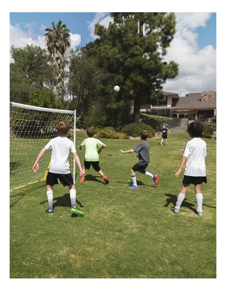 SKLZ 8 Foot Quickster Soccer Goal Yellow Portable Durable Training Setup 8ft image 4