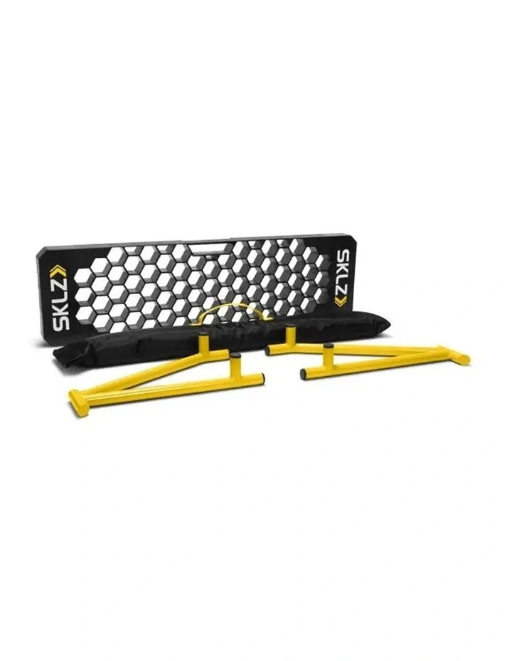 SKLZ Soccer Trainer Board Black Yellow Versatile Rebounder 30x95cm image 3