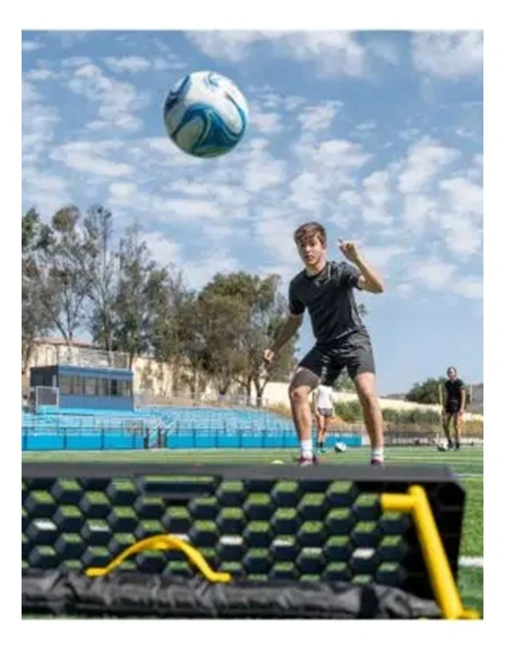 SKLZ Soccer Trainer Board Black Yellow Versatile Rebounder 30x95cm image 6