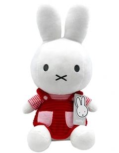 Miffy - Pink Dress Sitting Plush Soft Toy 30cm - Birth