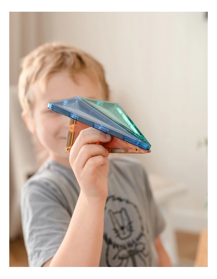 CONNETIX Magnetic Tiles Pastel Discovery Pack, 32 Pieces image 4