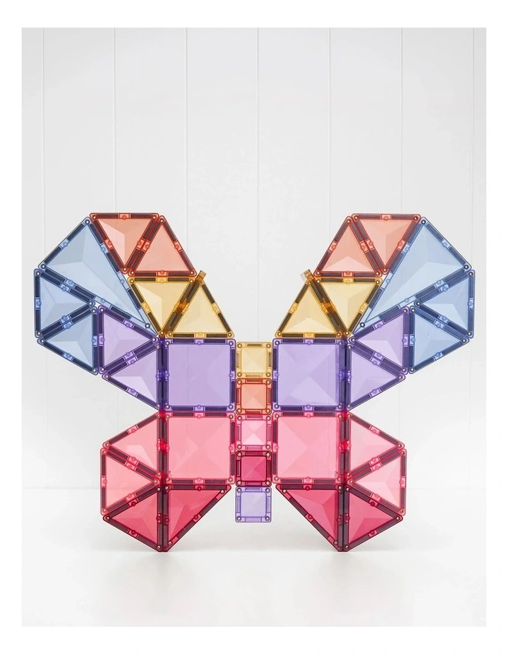 CONNETIX Magnetic Tiles Pastel Mega Pack, 202 Pieces image 5