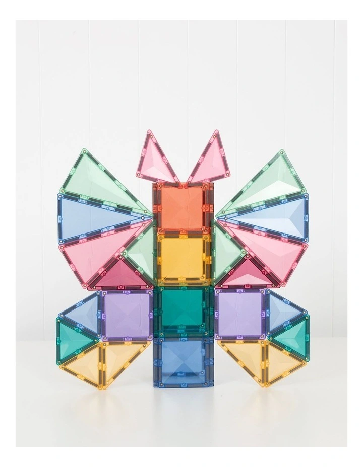 CONNETIX Magnetic Tiles Pastel Creative Pack, 104 Pieces image 3