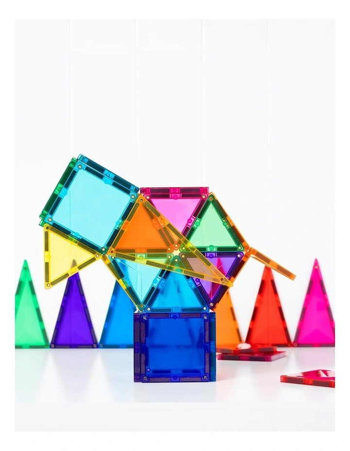 CONNETIX Magnetic Tiles Bright Discovery Pack, 32 Pieces image 3