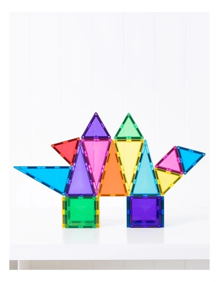 CONNETIX Magnetic Tiles Bright Discovery Pack, 32 Pieces image 4