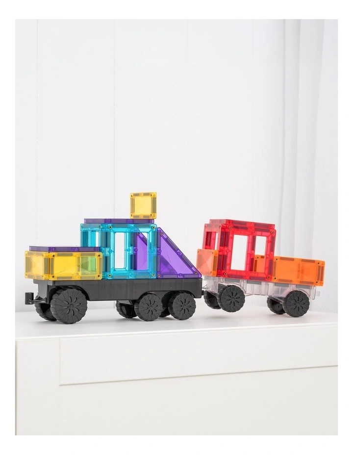 CONNETIX Magnetic Tiles Bright Transport Pack, 50 Pieces image 3