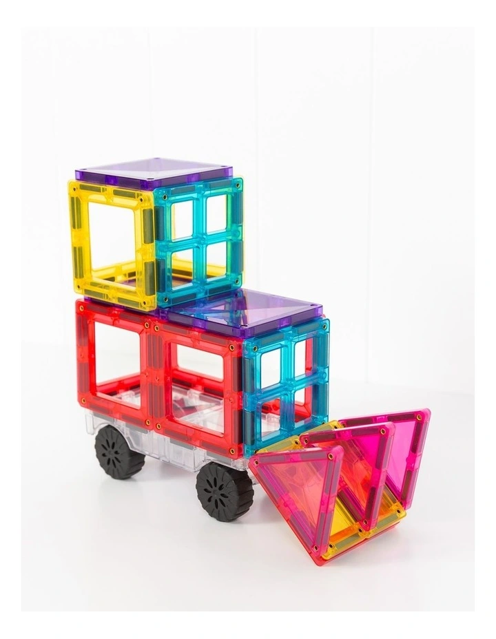 CONNETIX Magnetic Tiles Bright Transport Pack, 50 Pieces image 5