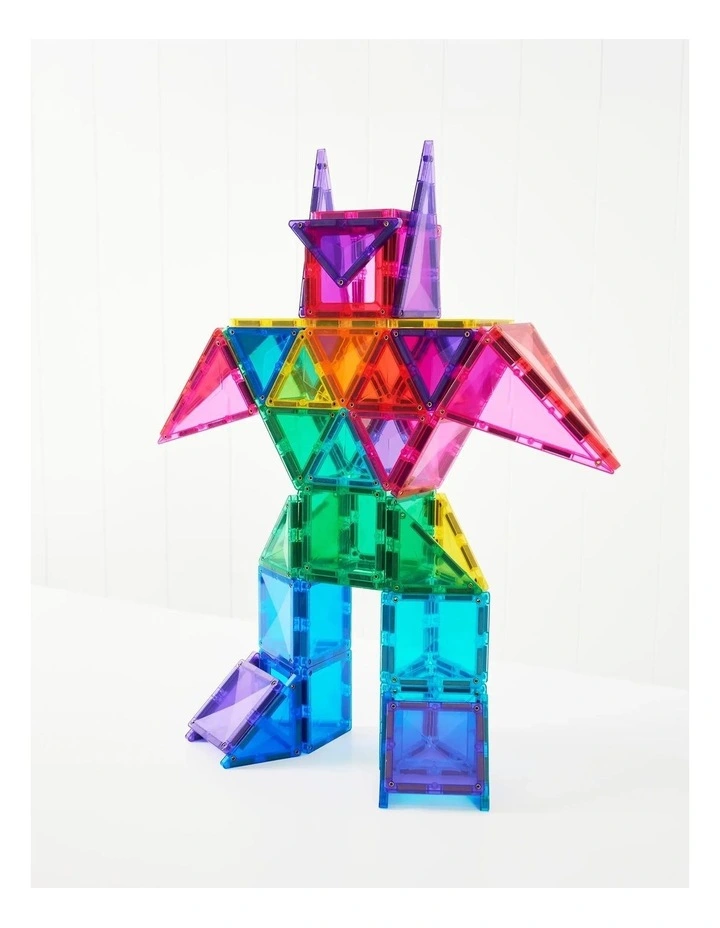 CONNETIX Magnetic Tiles Bright Creative Pack, 104 Pieces image 4