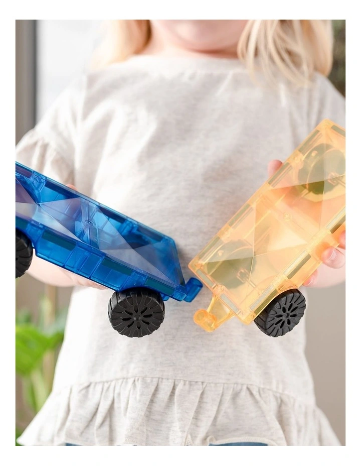 CONNETIX Magnetic Tiles Bright Car Pack, 2 Pieces image 3