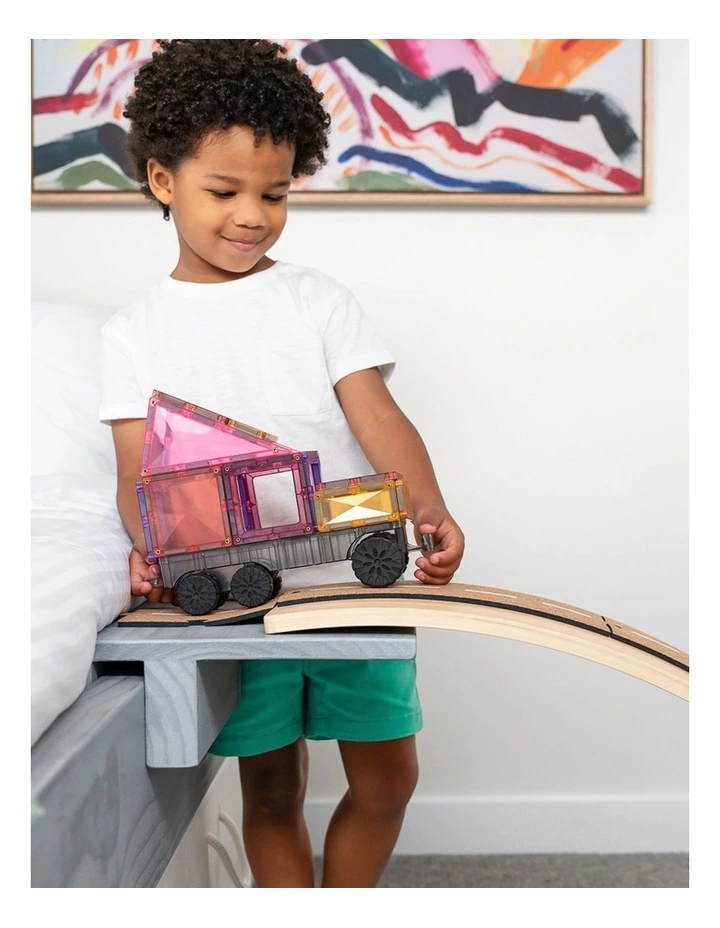 CONNETIX Magnetic Tiles Pastel Transport Pack, 50 Pieces image 3