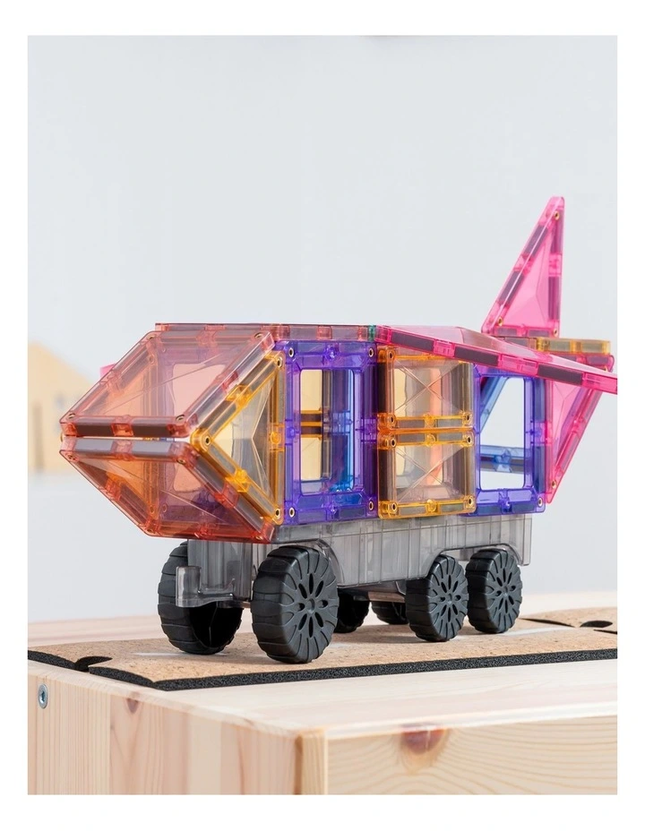 CONNETIX Magnetic Tiles Pastel Transport Pack, 50 Pieces image 4